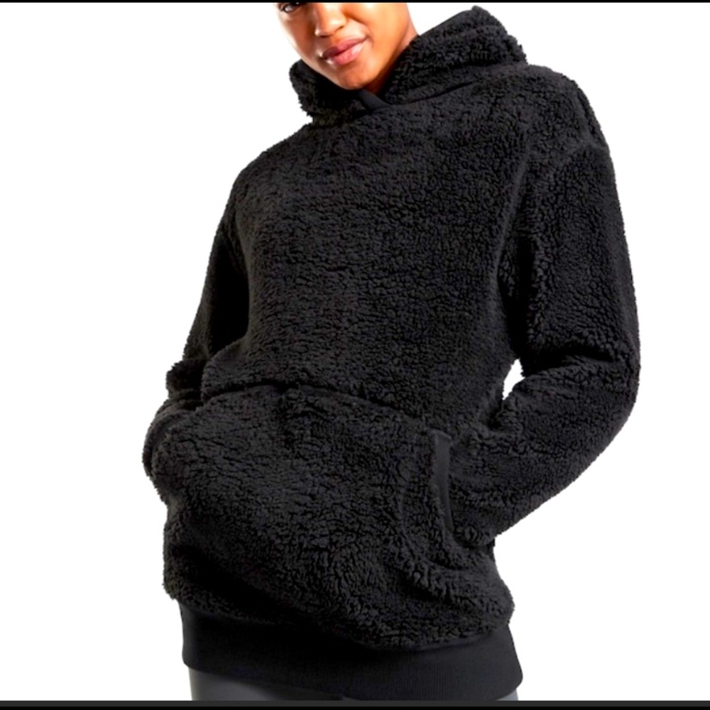 Athleta Solstice reversible Sherpa hoodie